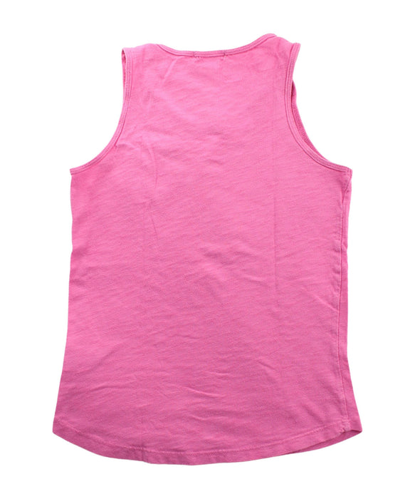 A Pink Sleeveless T Shirts from Crewcuts in size 8Y for girl. (Back View)