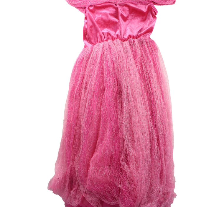A Pink Short Sleeve Dresses from Trish Scully in size 7Y for girl. (Back View)