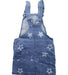 A Blue Overall Dresses from Seed in size 8Y for girl. (Back View)