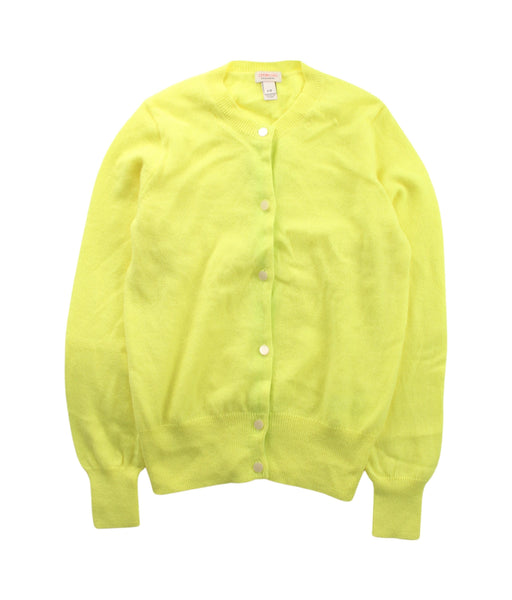 A Yellow Cardigans from Crewcuts in size 10Y for girl. (Front View)