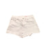 A White Shorts from Crewcuts in size 10Y for girl. (Front View)