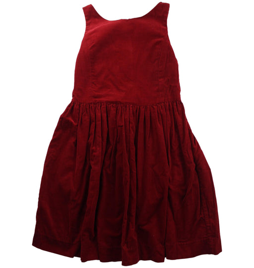 A Red Sleeveless Dresses from Polo Ralph Lauren in size 8Y for girl. (Front View)