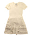 A Ivory Short Sleeve Dresses from eden & zoe in size 5T for girl. (Front View)