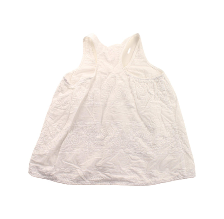 A White Sleeveless Dresses from Zimmermann in size 6T for girl. (Back View)