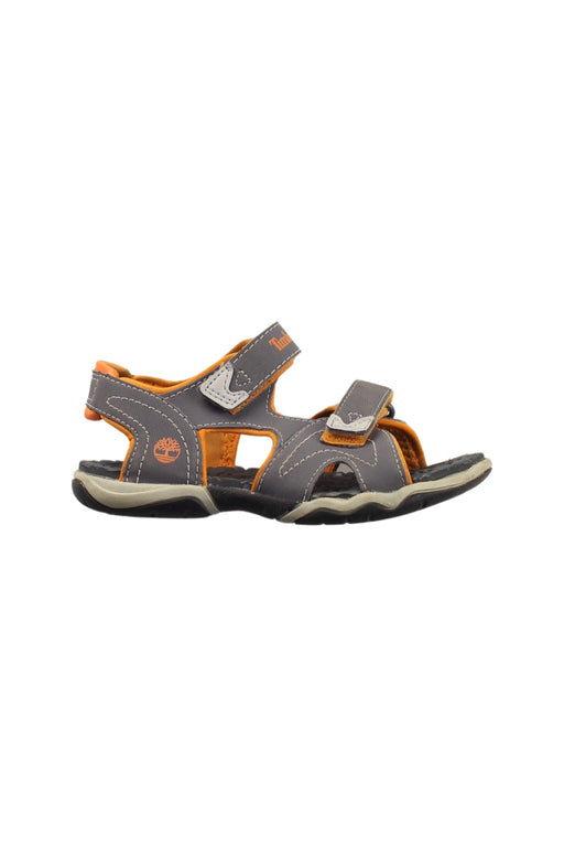 A Grey Sandals from Timberland in size 5T for boy. (Front View)
