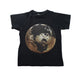 A Black Short Sleeve T Shirts from Molo in size 6T for boy. (Front View)