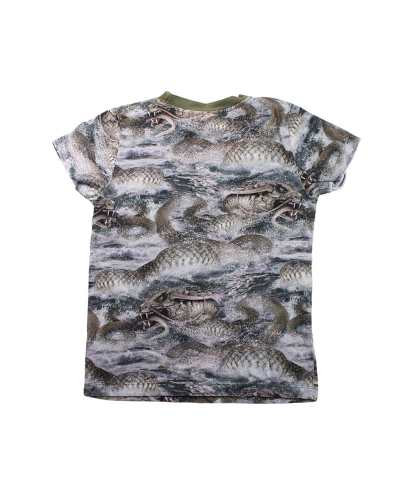 A White Short Sleeve T Shirts from Molo in size 6T for boy. (Back View)