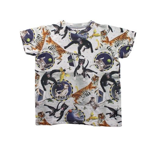 A White Short Sleeve T Shirts from Molo in size 8Y for boy. (Front View)