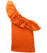 A Orange Sleeveless Tops from Molo in size 11Y for girl. (Back View)