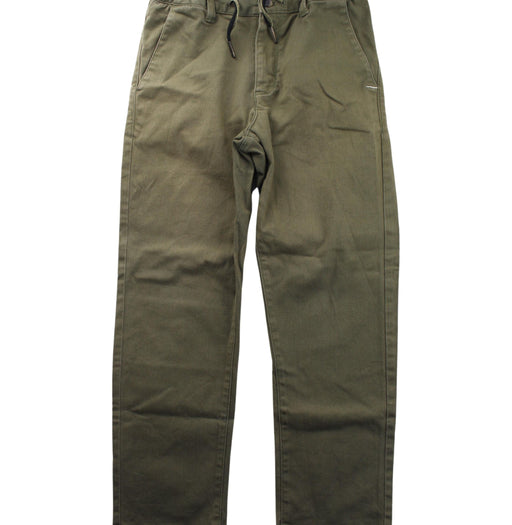 A Green Casual Pants from Molo in size 9Y for boy. (Front View)