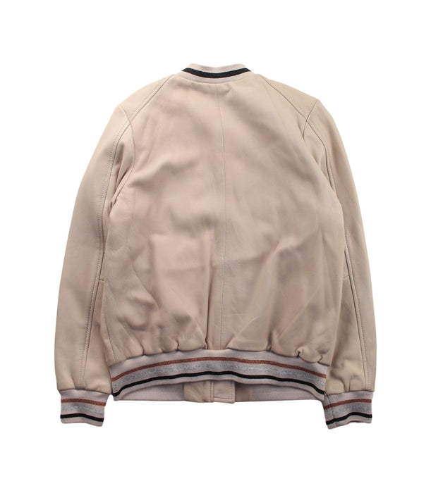 A Beige Lightweight Jackets from Molo in size 10Y for boy. (Back View)