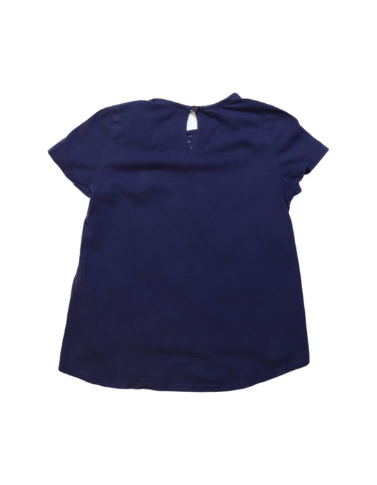 A Blue Short Sleeve Tops from Monsoon in size 5T for girl. (Back View)