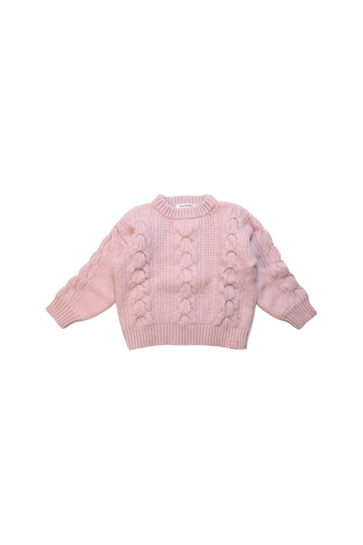 A Pink Knit Sweaters from Country Road in size 4T for girl. (Front View)