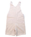 A Pink Overall Shorts from The Little White Company in size 5T for girl. (Back View)