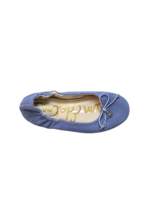 A Blue Flats from Sam Edelman in size 12-18M for girl. (Front View)