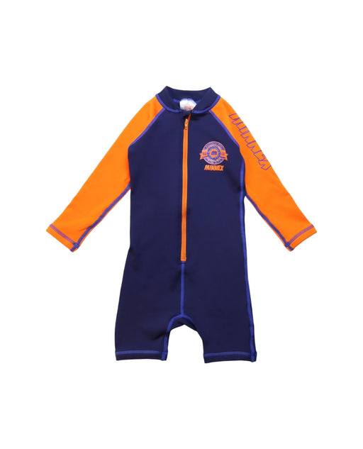 A Navy Wetsuits from Minnex in size 2T for neutral. (Front View)