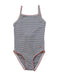 A Multicolour Swimsuits from Petit Bateau in size 4T for girl. (Front View)