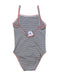 A Multicolour Swimsuits from Petit Bateau in size 4T for girl. (Back View)