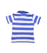 A Blue Short Sleeve Polos from Steiff in size 12-18M for boy. (Back View)