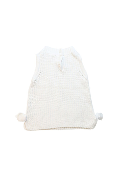 A White Sleeveless Tops from Janie & Jack in size 2T for girl. (Back View)