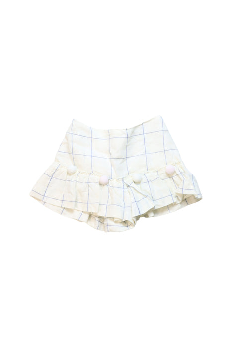 A White Short Skirts from Nicholas & Bears in size 3T for girl. (Front View)