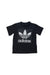 A Black Short Sleeve T Shirts from Adidas in size 6-12M for boy. (Front View)