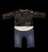 A Multicolour Long Sleeve Bodysuits from Momonittu in size 3-6M for boy. (Back View)