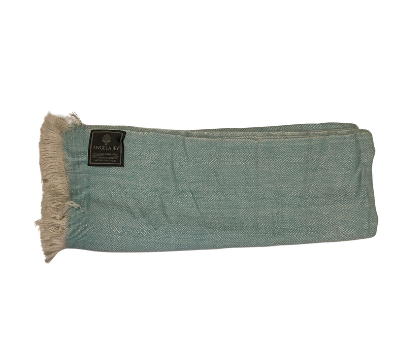 A Blue Blankets from Angela Jey in size O/S for neutral. (Front View)