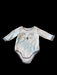 A White Long Sleeve Bodysuits from Organic Mom in size 0-3M for neutral. (Front View)