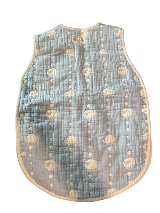 A Blue Sleepsacs from Hoppetta in size 0-3M for neutral. (Back View)