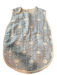 A Blue Sleepsacs from Hoppetta in size 0-3M for neutral. (Front View)
