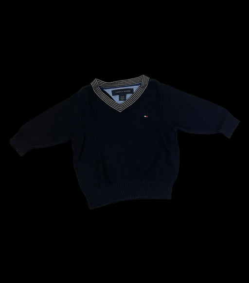 A Navy Knit Sweaters from Tommy Hilfiger in size 3-6M for boy. (Front View)