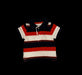 A Blue Short Sleeve Polos from Tommy Hilfiger in size 3-6M for boy. (Front View)