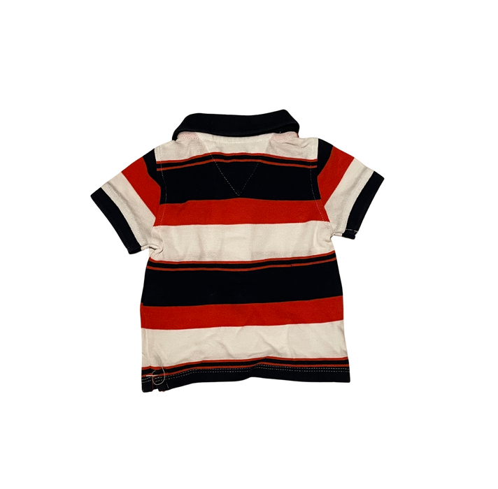 A Blue Short Sleeve Polos from Tommy Hilfiger in size 3-6M for boy. (Back View)