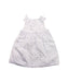 A Blue Sleeveless Dresses from The Little White Company in size 6-12M for girl. (Back View)