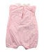 A Pink Short Sleeve Rompers from The Little White Company in size 3-6M for girl. (Back View)