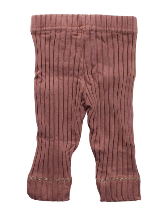 A Peach Sweatpants from Emile et Ida in size 3-6M for girl. (Back View)