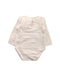 A White Long Sleeve Bodysuits from Play Up in size 6-12M for girl. (Back View)