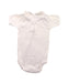 A White Short Sleeve Bodysuits from Babidu in size 12-18M for girl. (Back View)