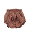 A Brown Bloomers from Quincy Mae in size 6-12M for girl. (Back View)