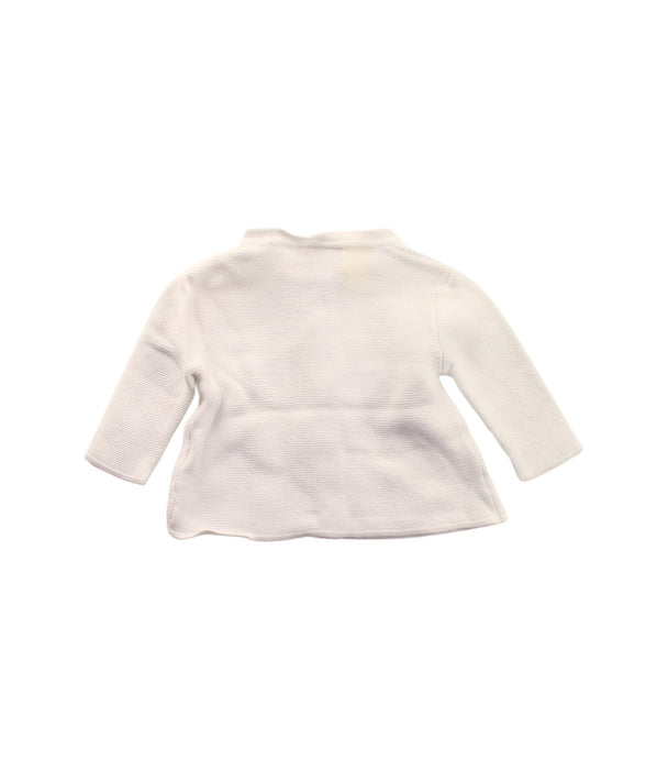 A White Cardigans from Marquise in size Newborn for girl. (Back View)