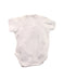 A White Short Sleeve Bodysuits from Cambrass in size Newborn for girl. (Back View)