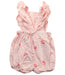 A Pink Short Sleeve Rompers from Purebaby in size 3-6M for girl. (Back View)