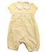 A Yellow Short Sleeve Rompers from Jojo Maman Bébé in size 12-18M for girl. (Front View)