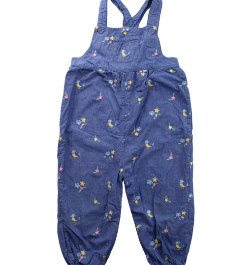 A Blue Long Overalls from Jojo Maman Bébé in size 18-24M for girl. (Front View)