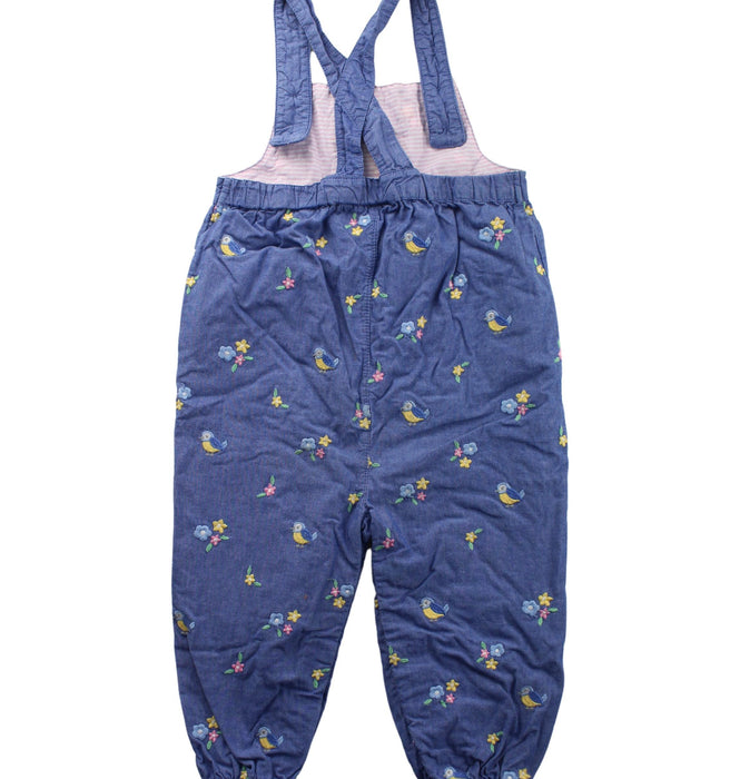 A Blue Long Overalls from Jojo Maman Bébé in size 18-24M for girl. (Back View)