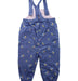 A Blue Long Overalls from Jojo Maman Bébé in size 18-24M for girl. (Back View)