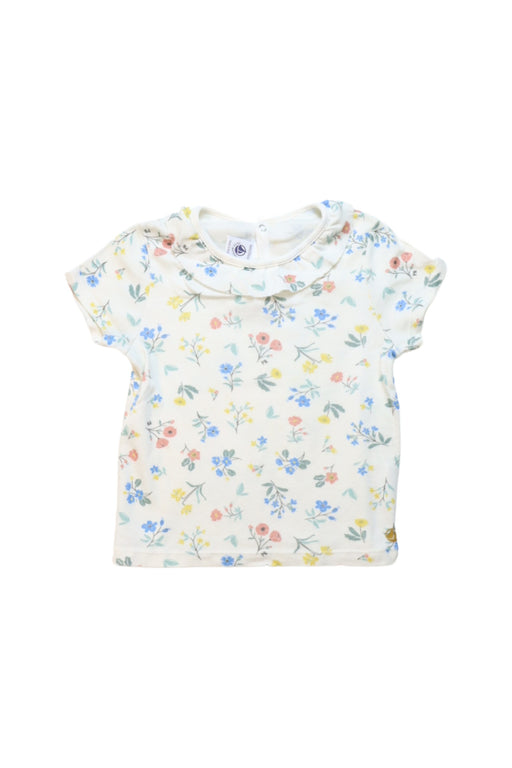 A Multicolour Short Sleeve Tops from Petit Bateau in size 4T for girl. (Front View)