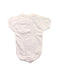 A White Short Sleeve Bodysuits from Babidu in size Newborn for girl. (Back View)