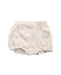 A White Bloomers from The Little White Company in size 0-3M for girl. (Front View)